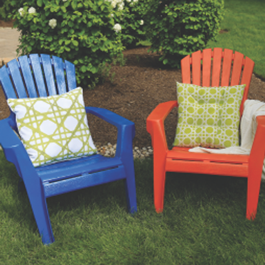 painted plastic adirondack chairs