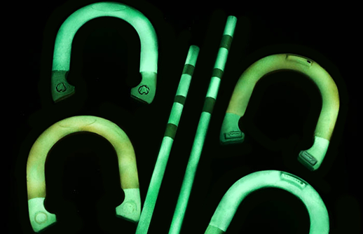 Glow-In-The-Dark Horseshoes