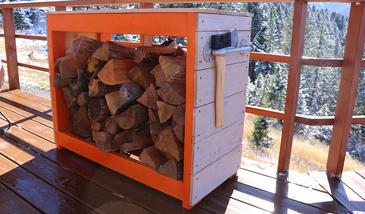 firewood storage