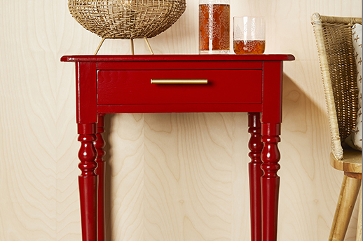 painted side table