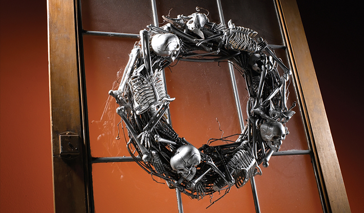 Halloween Bone Wreath