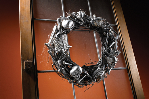 Halloween Bone Wreath