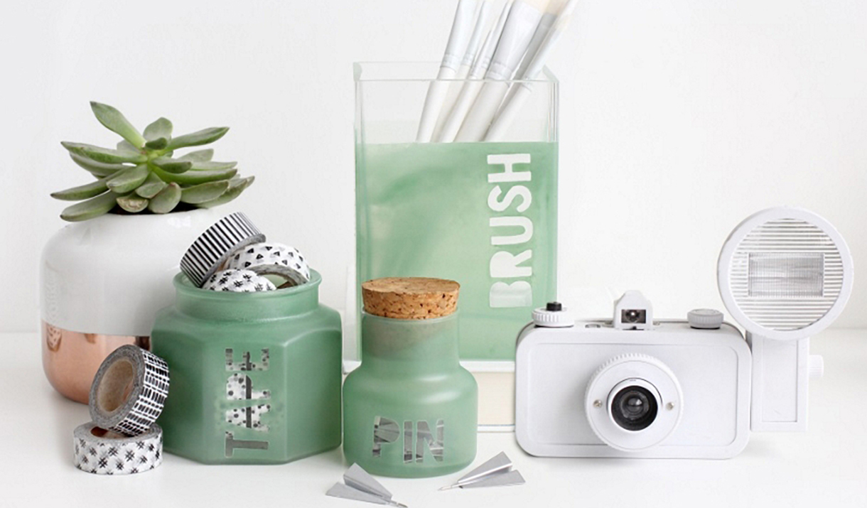 sea glass supply jars