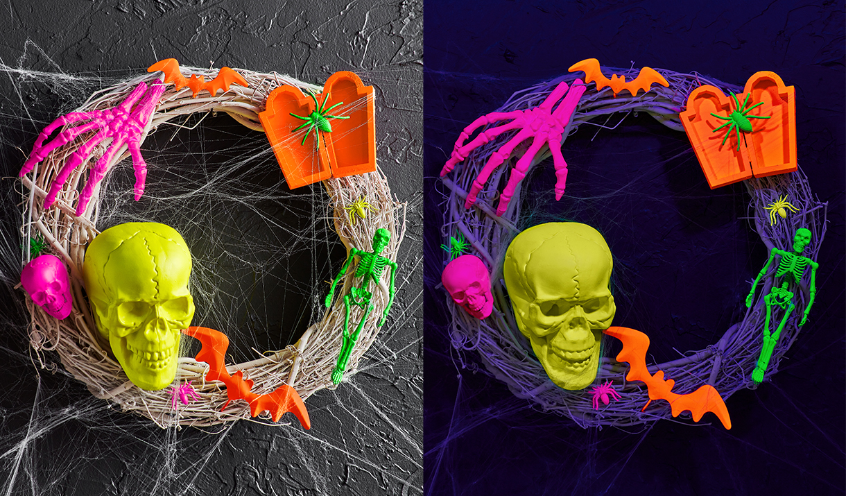 Halloween Spooky Skeleton Wreath Project