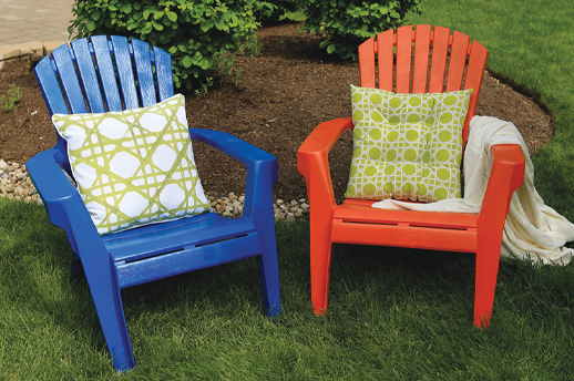 painted plastic adirondack chairs